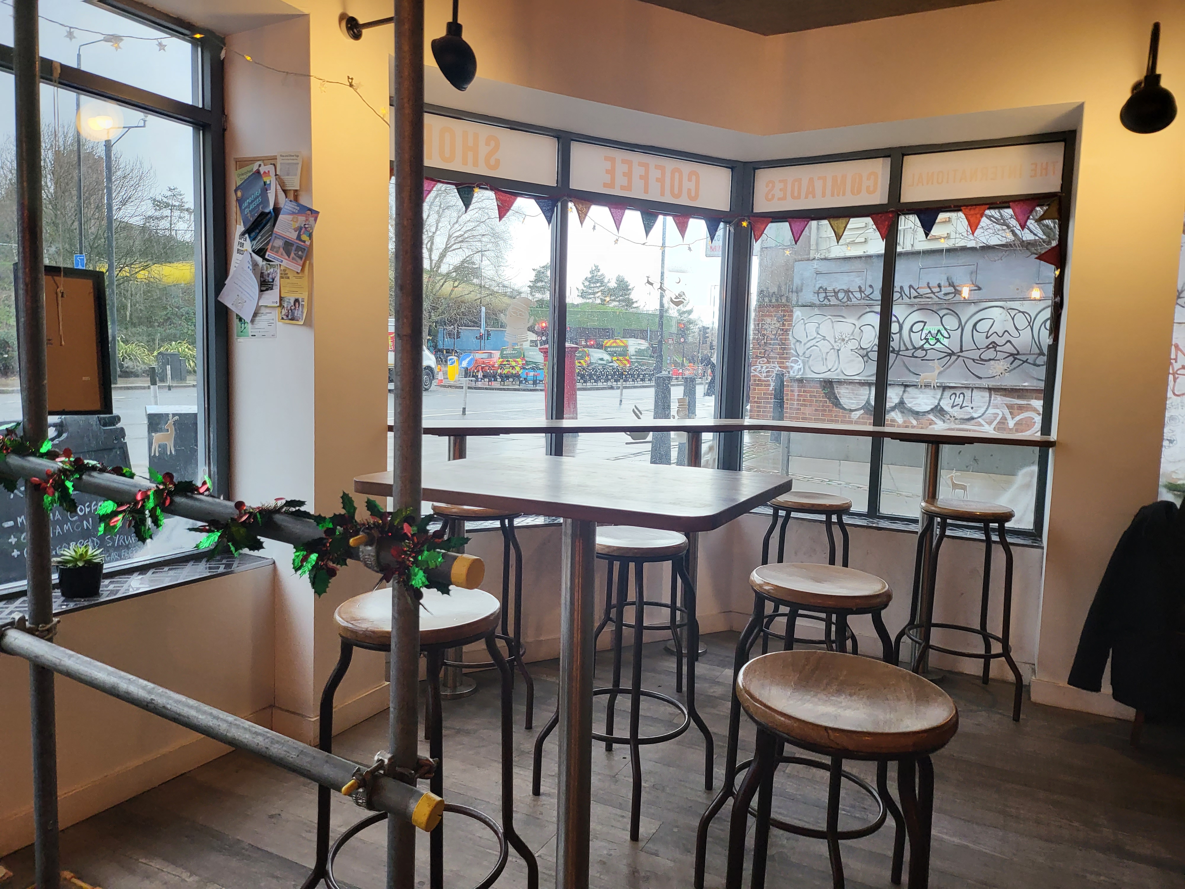 International Comrades coffee shop